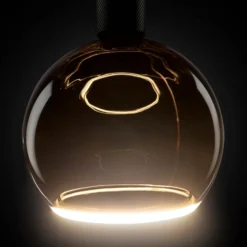 SEGULA LED-pallovalaisin Kelluva, E27 musta G200 4 W 922 himmeää