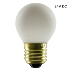 SEGULA LED-valaisin 24V DC E27 3W 922 Golf-pallo matta himmeä himmennetty
