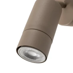 Seinäkohdevalaisin Link, beige, leveys 8 cm, teräs