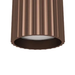 Seinäkohdevalaisin Portillo, pronssi, korkeus 11 cm, metalli, GU10
