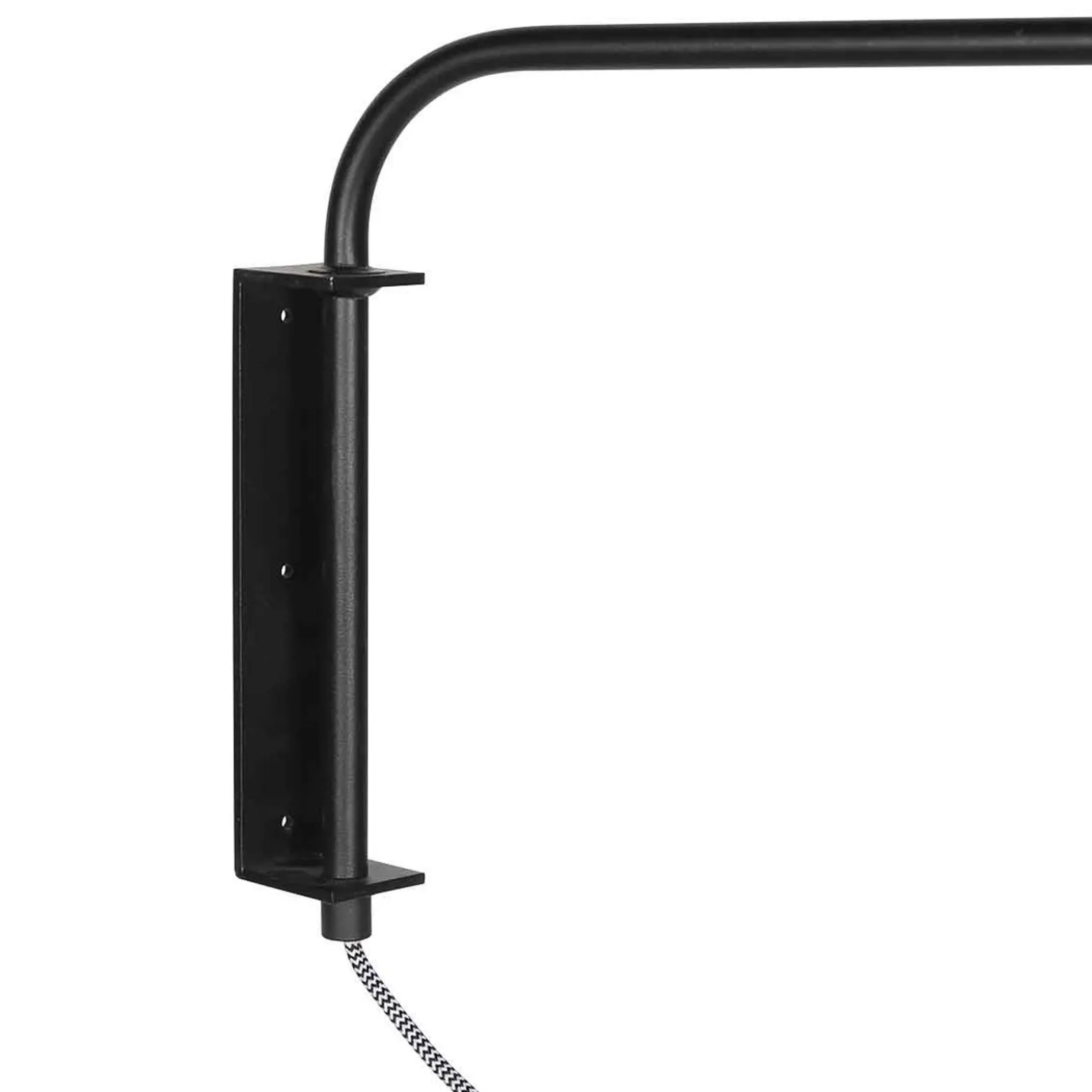 Seinälamppu Bloeba, musta/sininen, ulkonema 140 cm, velour