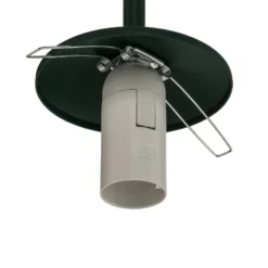 Seinälamppu Cambridge, tummanvihreä, korkeus 34 cm, metalli/lasi E14