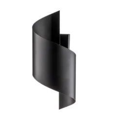 Seinälamppu Spiner musta, korkeus 30 cm, teräs