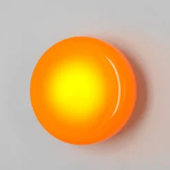 Seinävalaisin BonBon, oranssi, Ø 16 cm, lasi