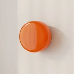 Seinävalaisin BonBon, oranssi, Ø 16 cm, lasi