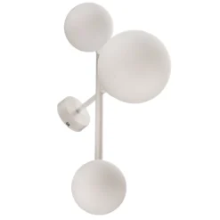 Seinävalaisin Dione, 3-lamppuinen, valkoinen
