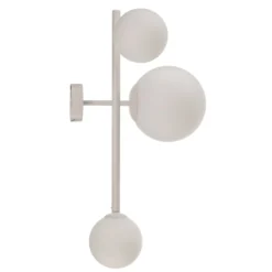 Seinävalaisin Dione, 3-lamppuinen, valkoinen