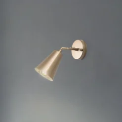 Seinävalaisin Evander, kulta, metalli, korkeus 21 cm, E27