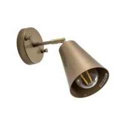 Seinävalaisin Evander, kulta, metalli, korkeus 21 cm, E27