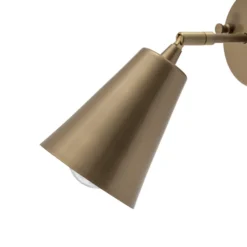Seinävalaisin Evander, kulta, metalli, korkeus 21 cm, E27