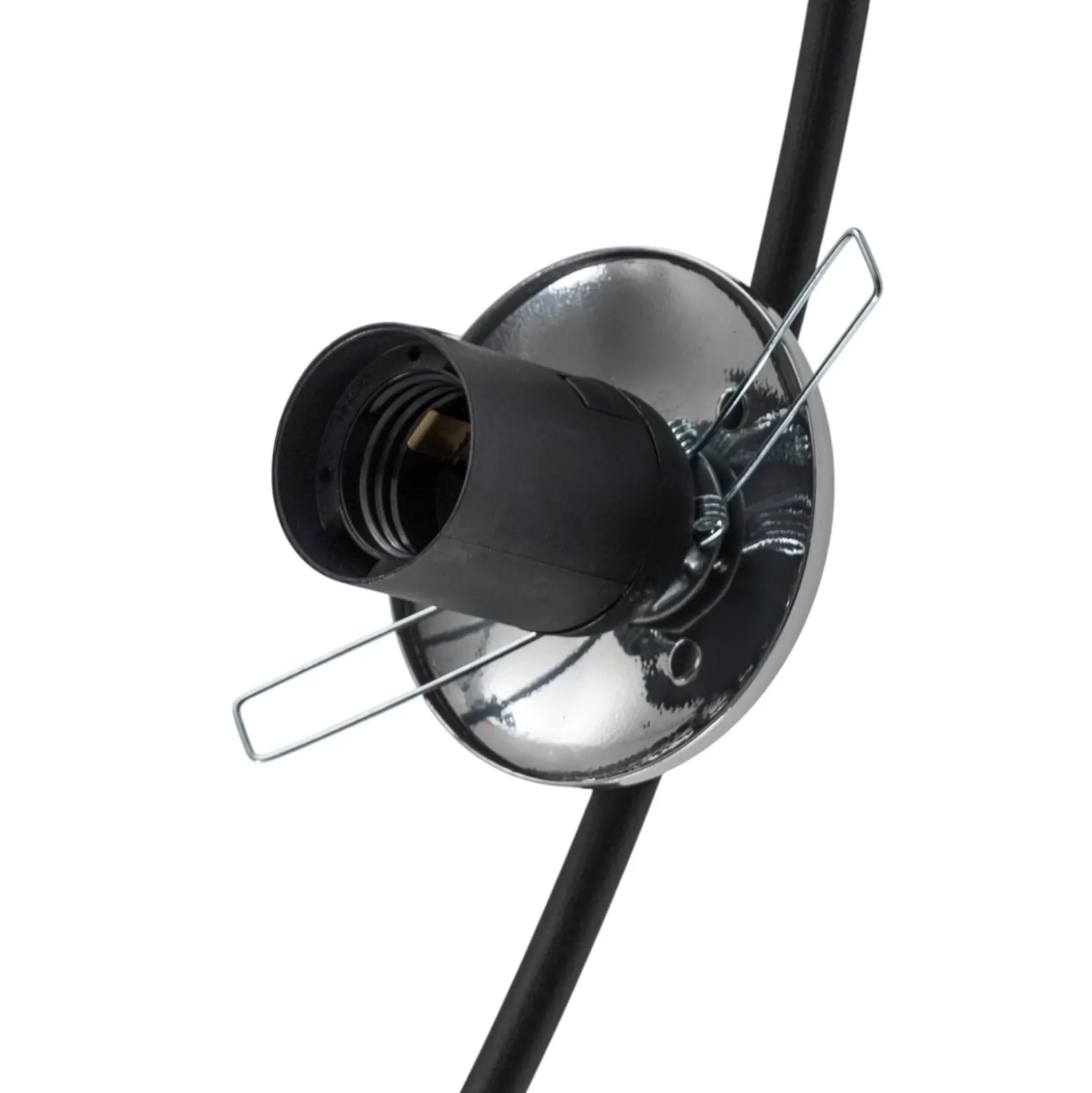 Seinävalaisin Hilal 3821, musta, opaali, korkeus 44 cm