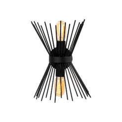 Seinävalaisin Kirpi 3091 ylös/alas leveys 23cm musta