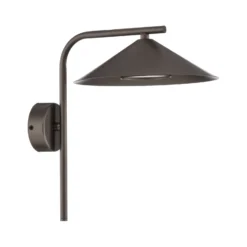 Seinävalaisin Lume, ruskea, metalli, korkeus 30,5 cm
