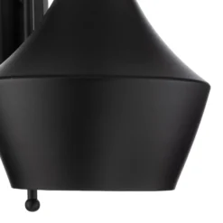 Seinävalaisin Olaf, musta, metalli, korkeus 48 cm
