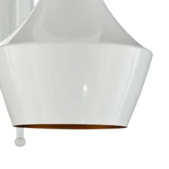 Seinävalaisin Olaf, valkoinen, metalli, korkeus 48 cm