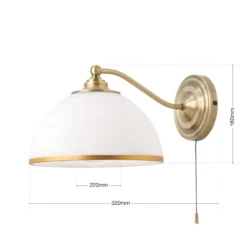 Seinävalaisin Old Lamp vetokytkimellä