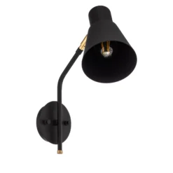 Seinävalaisin Sivani MR-664 1-valo musta/kultainen