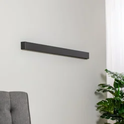 Seinävalaisin Straight L, 122 cm, musta