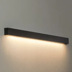Seinävalaisin Straight L, 122 cm, musta
