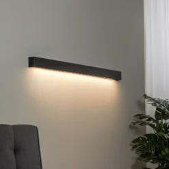 Seinävalaisin Straight L, 122 cm, musta