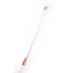 SELETTI LED-valaisin Linea, valkoinen, puiset yksityiskohdat,
