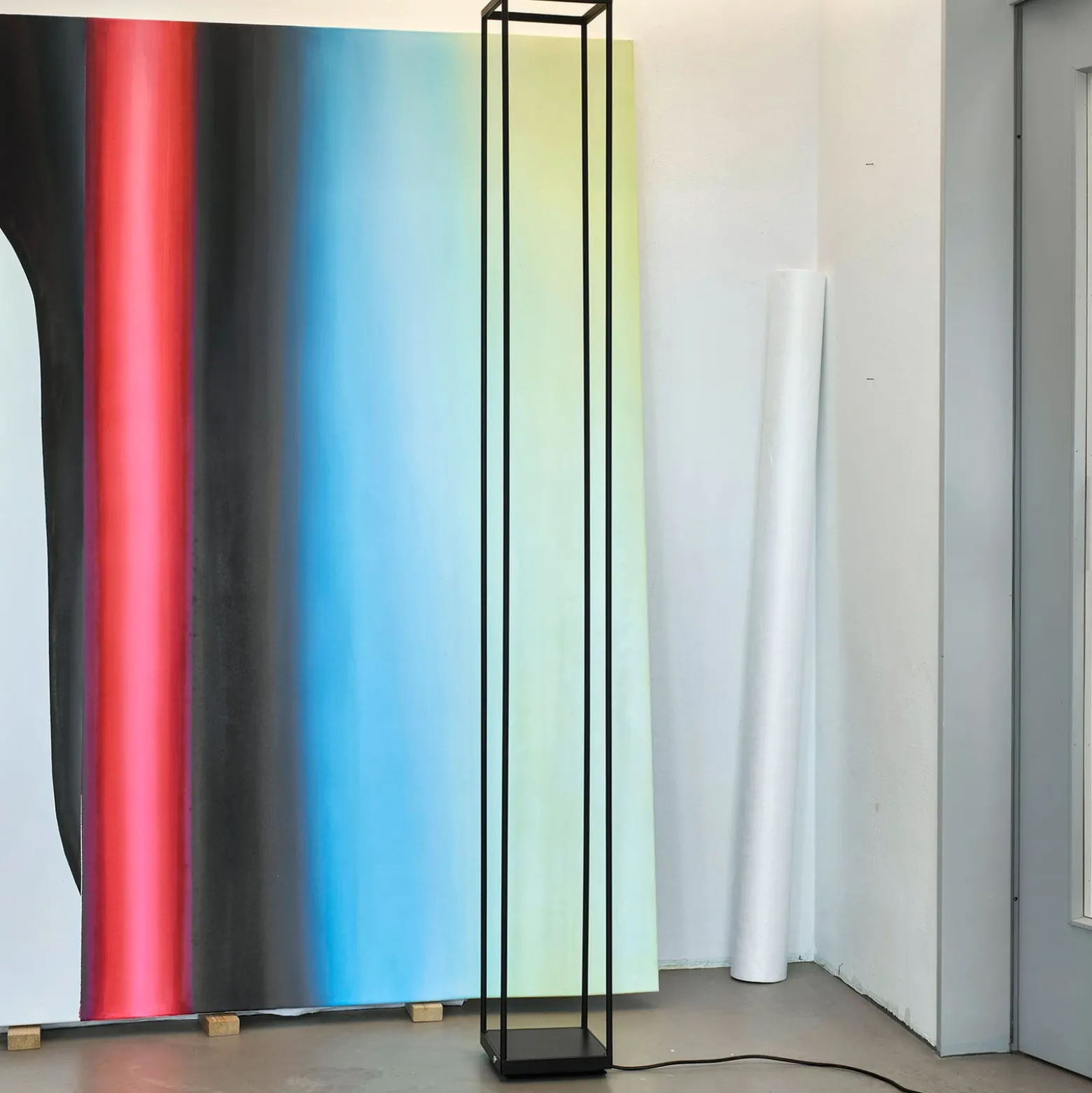 serien.lighting Reflex² S-LED-lattiavalo musta