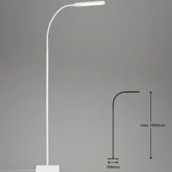Servo-LED-lattiavalo himmennettävä, CCT, valkoinen