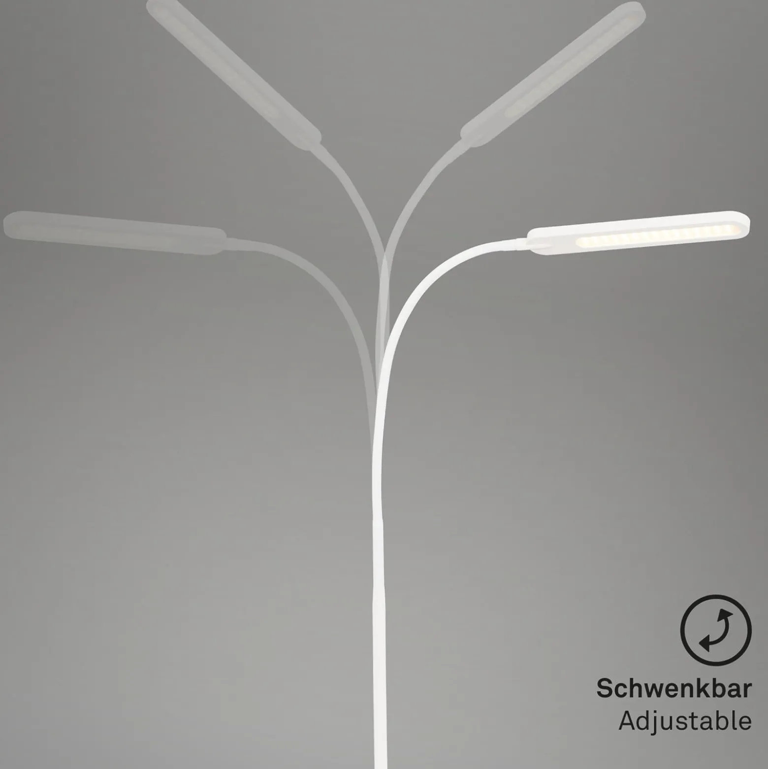 Servo-LED-lattiavalo himmennettävä, CCT, valkoinen