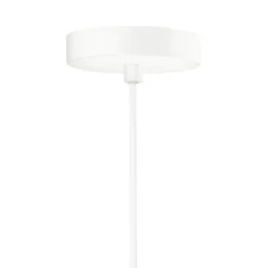Shahin XL-riippuvalaisin, Ø 38 cm, 5-valo, valkoinen / kirkas, lasi