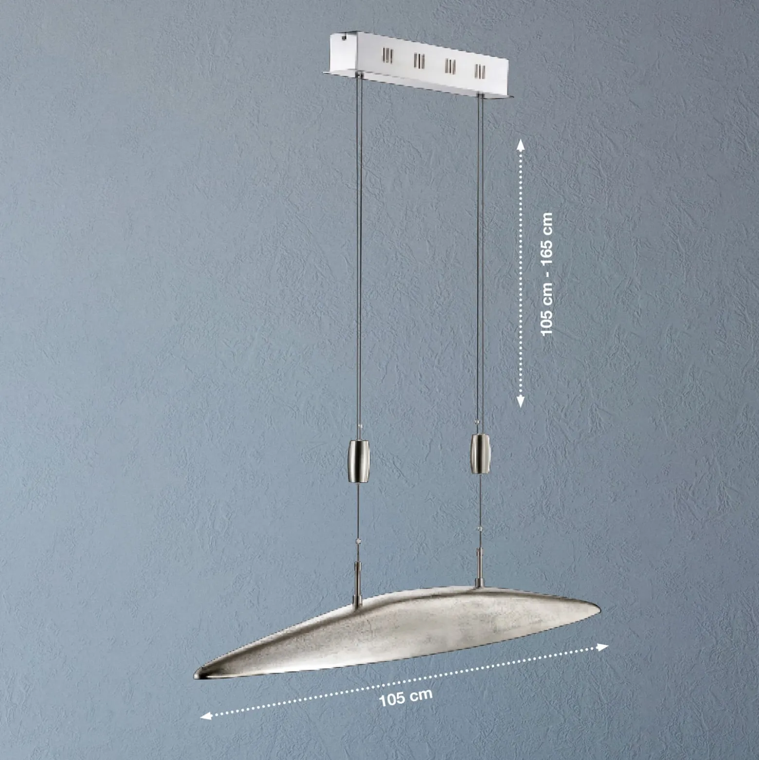 Shine-LED-riippuvalaisin, säädettävä valoväri