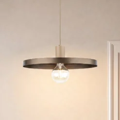 Sila-riippuvalaisin, ruskea/hiekka, metalli, Ø 45 cm, E27