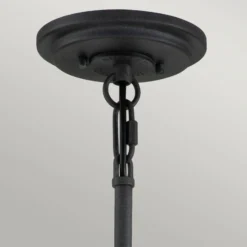 Silas-kattokruunu musta, 6-lamppuinen Ø 72,3 cm