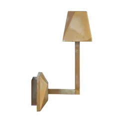 Silva Edge -LED-ulkoseinävalaisin, korkeus 30,5 cm, antiikkimessinki