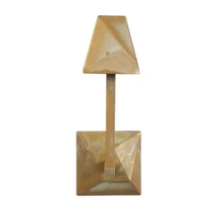 Silva Edge -LED-ulkoseinävalaisin, korkeus 30,5 cm, antiikkimessinki