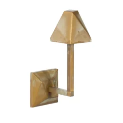 Silva Edge -LED-ulkoseinävalaisin, korkeus 30,5 cm, antiikkimessinki