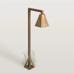 Silva Frame -LED-pollarivalaisin, 50 x 19 cm, antiikkimessinki