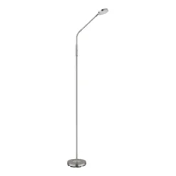 Silvio-LED-lattiavalaisin, nikkelivärinen, CCT, himmennettävä, 173 cm