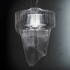 Slamp Aria S -riippuvalo kirkas, Ø50 cm