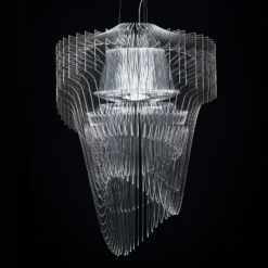 Slamp Aria S -riippuvalo kirkas, Ø50 cm