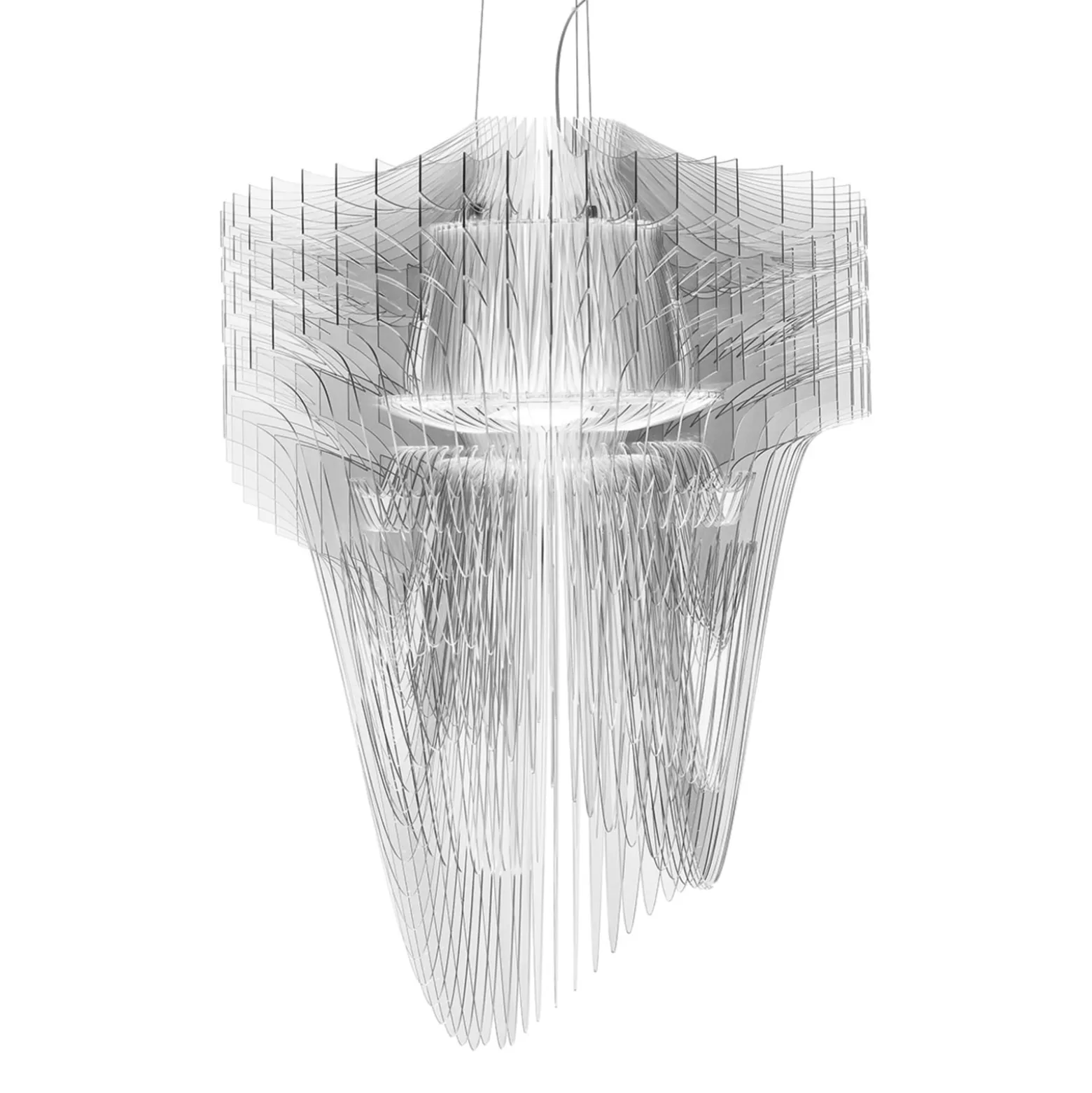 Slamp Aria S -riippuvalo kirkas, Ø50 cm