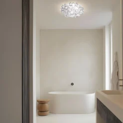 Slamp Clizia -design-seinävalaisin, valkoinen