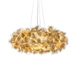 Slamp Clizia Mama Non Mama -riippuvalaisin, Ø 78 cm, kulta/kirkas