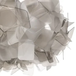 Slamp Clizia -riippuvalaisin, Ø 78 cm, fumé