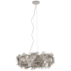 Slamp Clizia -riippuvalaisin, Ø 78 cm, fumé
