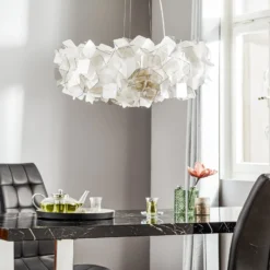 Slamp Clizia -riippuvalaisin, Ø 78 cm, fumé