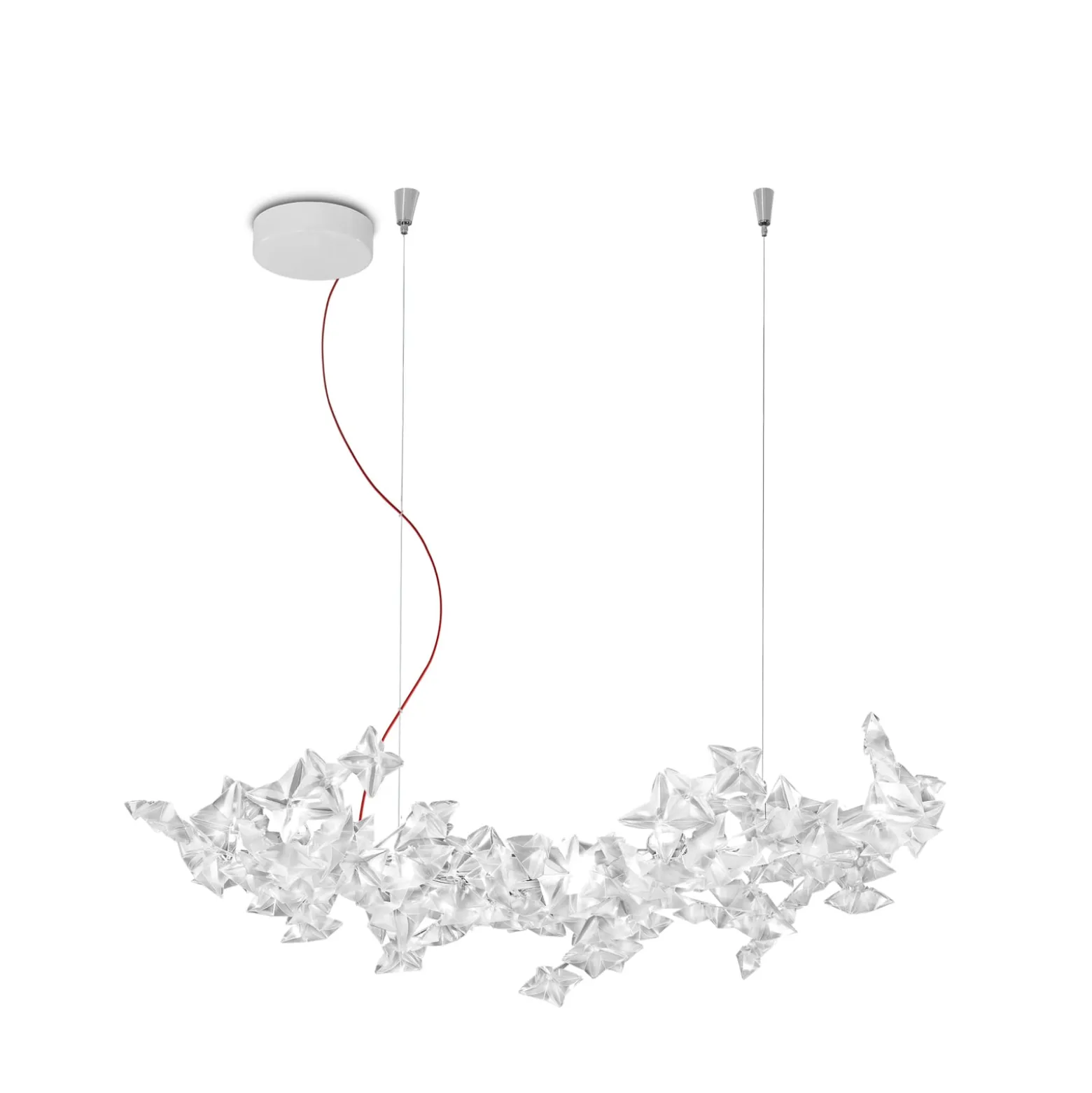 Slamp Hanami Suspension riippuvalo, punainen kaapeli