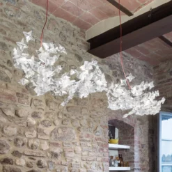 Slamp Hanami Suspension riippuvalo, punainen kaapeli