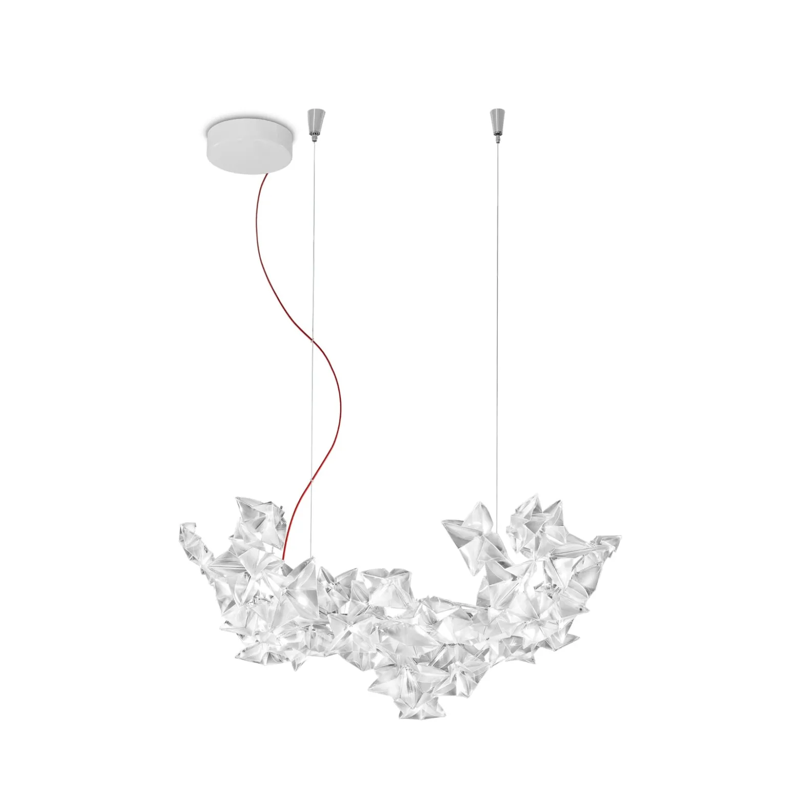 Slamp Hanami Suspension riippuvalo, punainen kaapeli