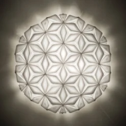 Slamp La Vie L kattovalaisin, leveys 71 cm, valkoinen