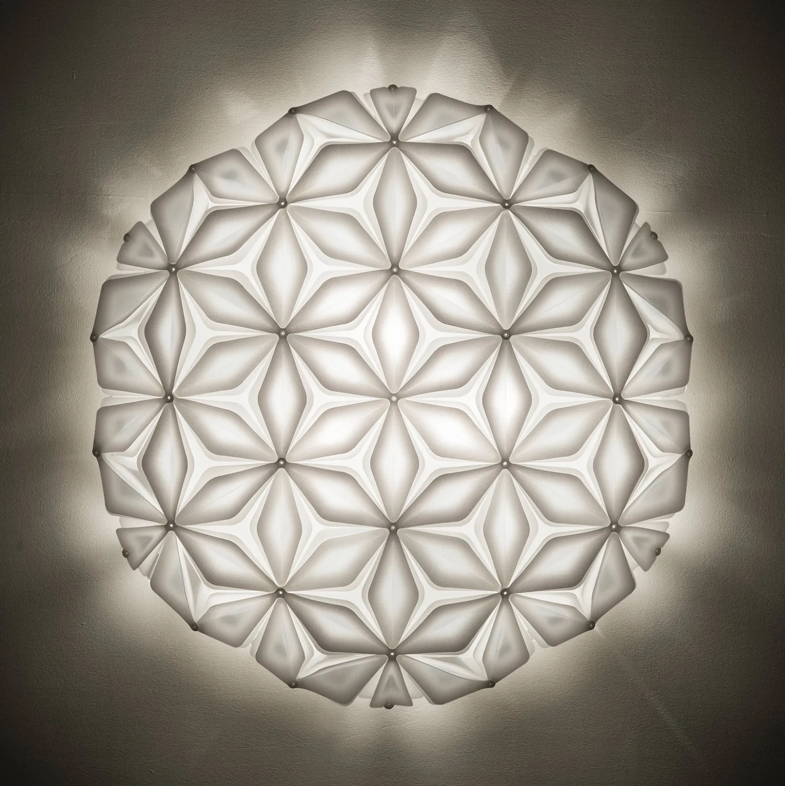 Slamp La Vie L kattovalaisin, leveys 71 cm, valkoinen